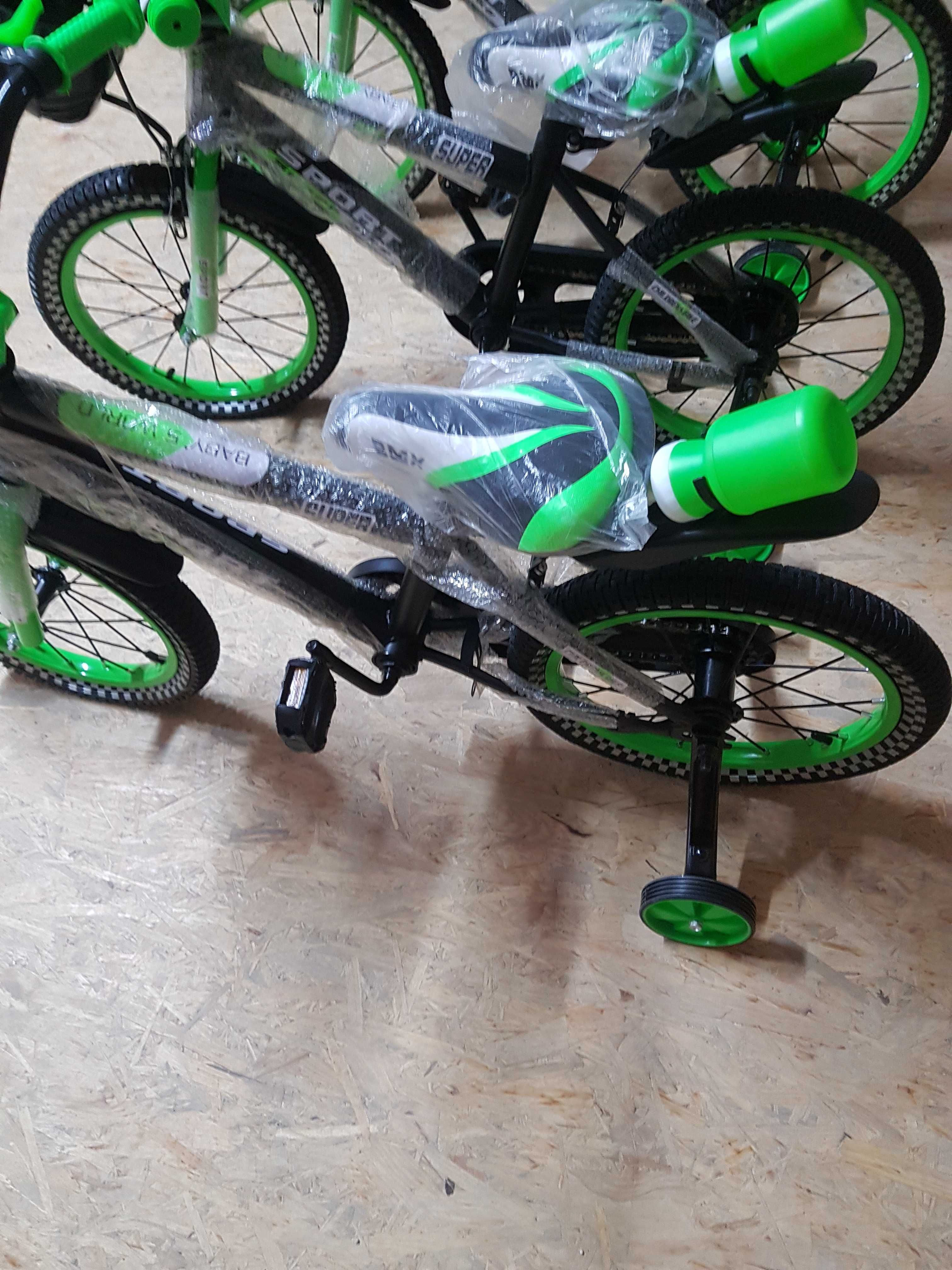 Rowerek cobra bmx super sport czarno zielony 16