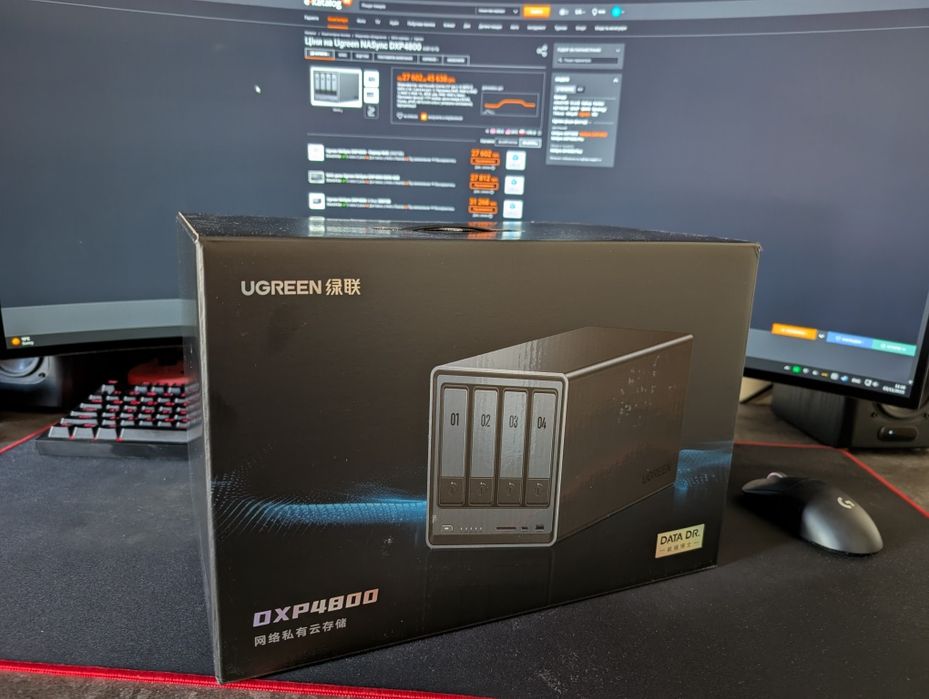 NAS UGREEN DXP4800 Мережеве сховище