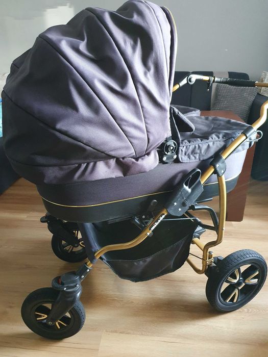 Wózek dla bliźniąt 3w1 Mikado Gold Star