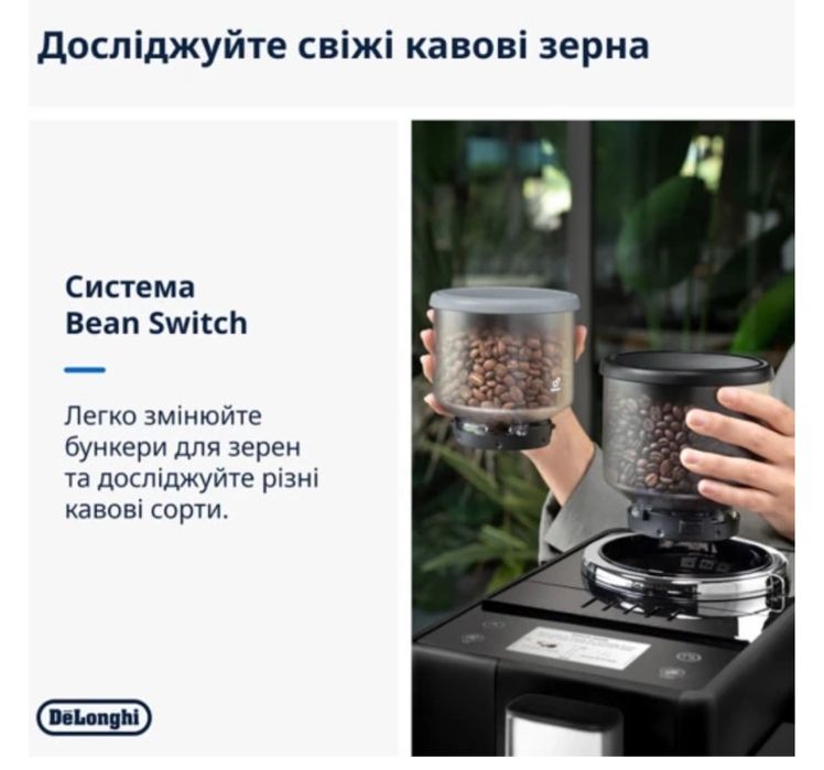 Кавомашина DELONGHI Rivelia EXAM440.55.B (0132215472)