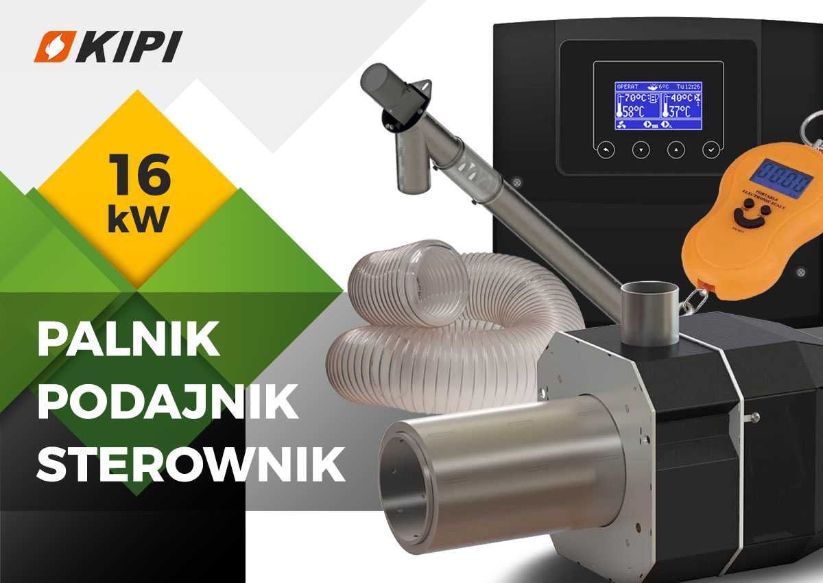 Palnik na pellety agro moc 16 kW zapalarka obrotowy komora rotacyjna