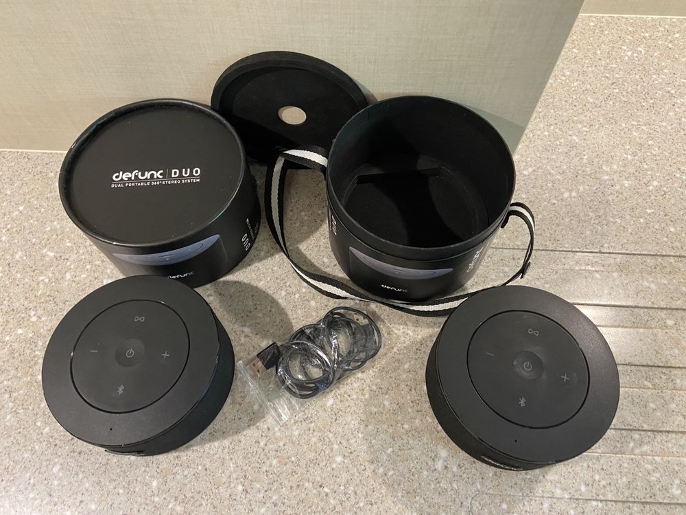 Głośniki DeFunc DUO bezprzewodowe przenośne STEREO 360 Bluetooth