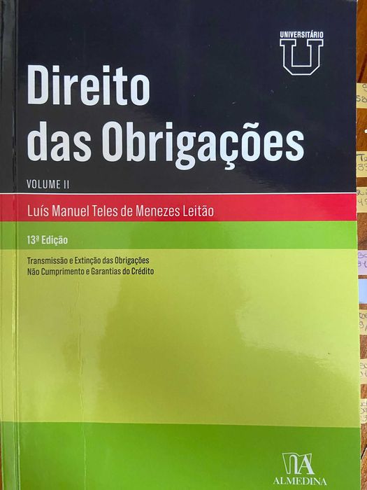 direito das obrigações volume II