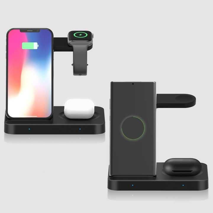 Ładowarka indukcyjna magnetyczna do IPHONE 12-15 APPLE WATCH 3w1