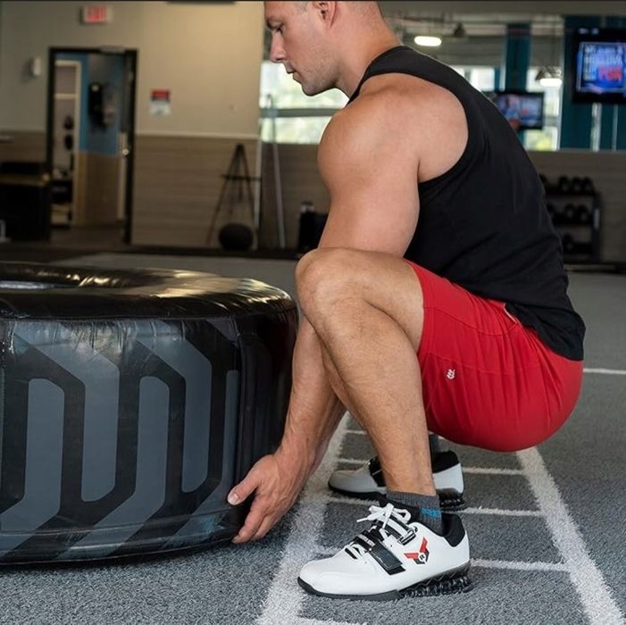 Raigeki Fitness buty do podnoszenia ciężarów r. 45 białe