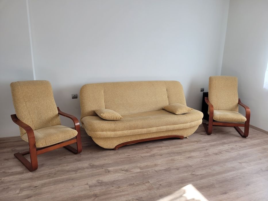 Komplet wypoczynkowy z fotelami bujanymi