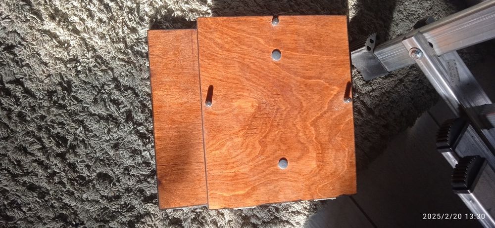 Półka drewniana wisząca  PRL