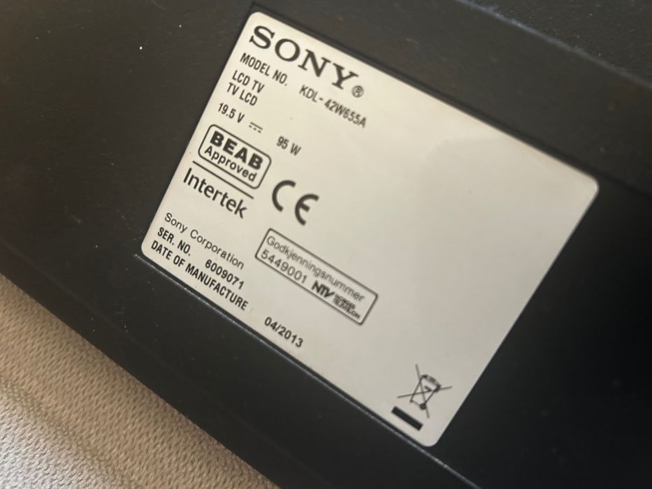 Telewizor Sony Bravia 42” 100% sprawny