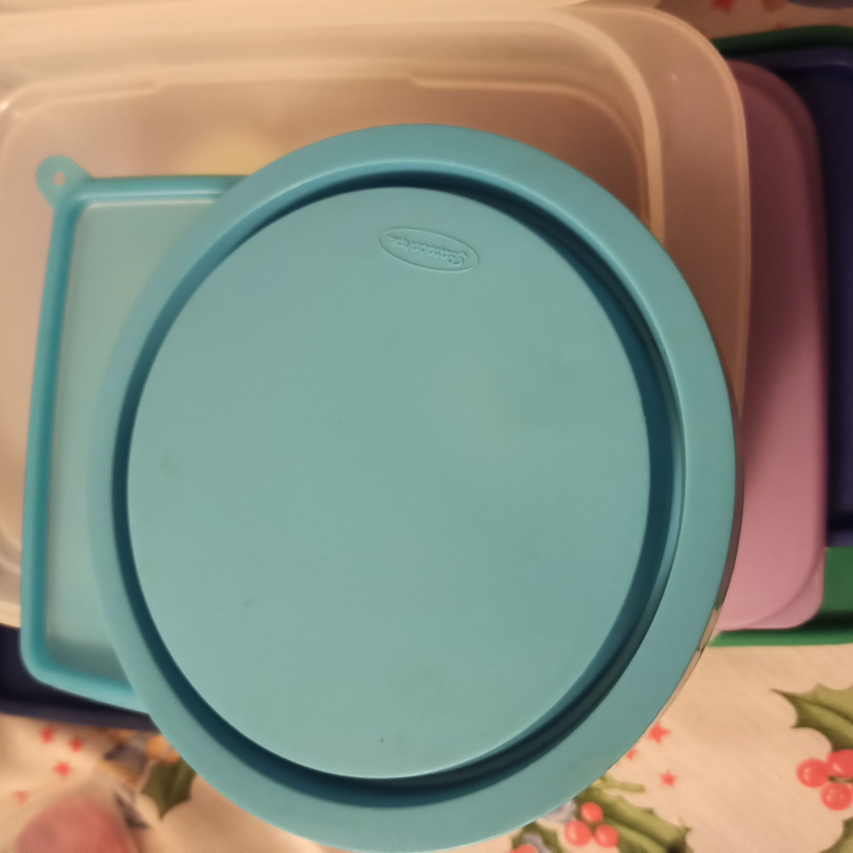 Tampas Frigoverre e Tupperware