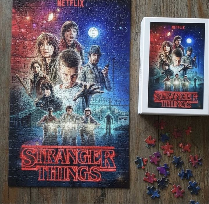 Пазл Stranger Things • Яскравий постер  • Ідеальний подарунок