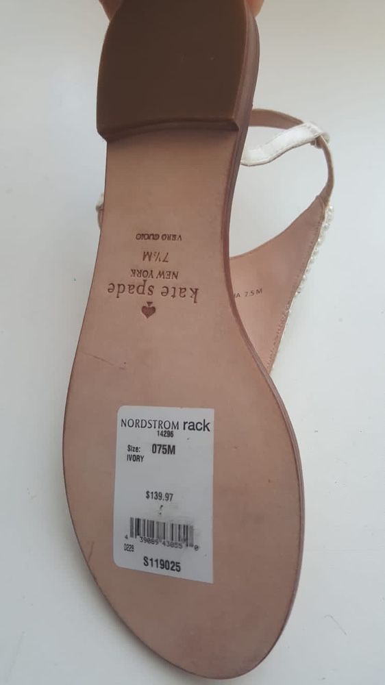 Kate spade  sandały z perełkami r. 38,5