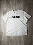Футболка Adidas размер 2XL оригинал спортивная белая хлопок большая
