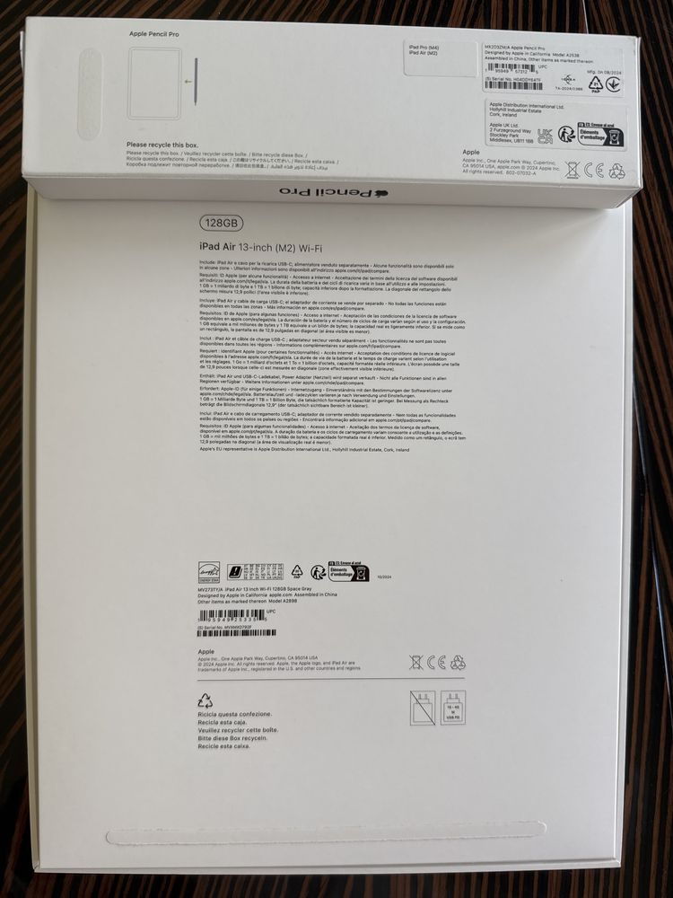 IPad Air M2 13 polegadas Apple Pencil Pro