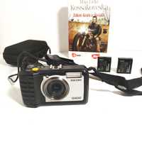 Pancerny cyfrowy aparat fotograficzny RICOH G600 DUZY ZESTAW 10 MPix.