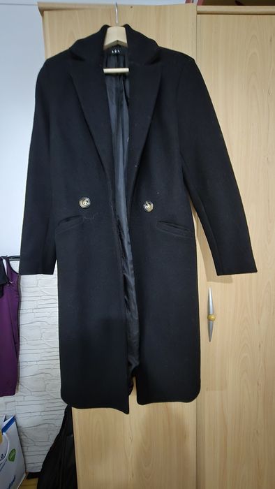 Casaco sobretudo preto