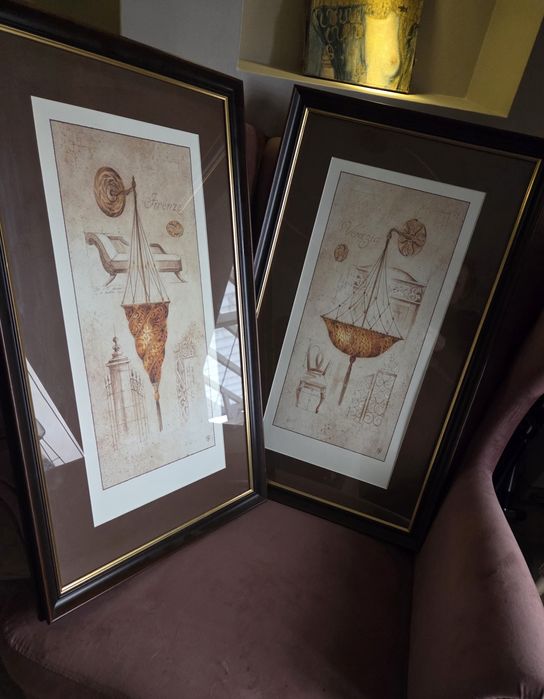 Obrazy - szkice wenecki i florencki