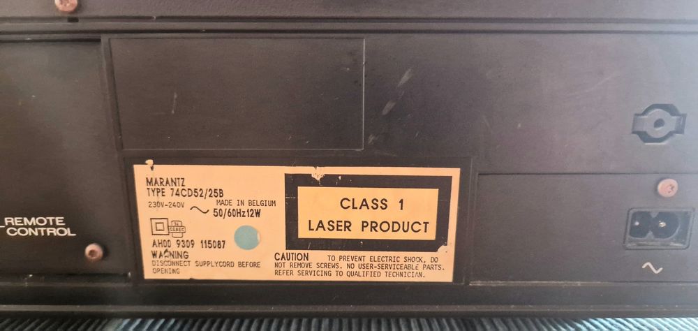 CD MARANTZ  52 MkII - Como novo