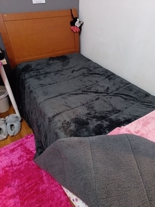 3 x Edredao pelo quente cama solteiro