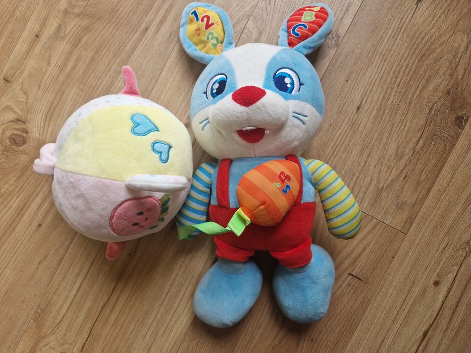 Króliczek Lillo Clementoni I pluszowa piłka