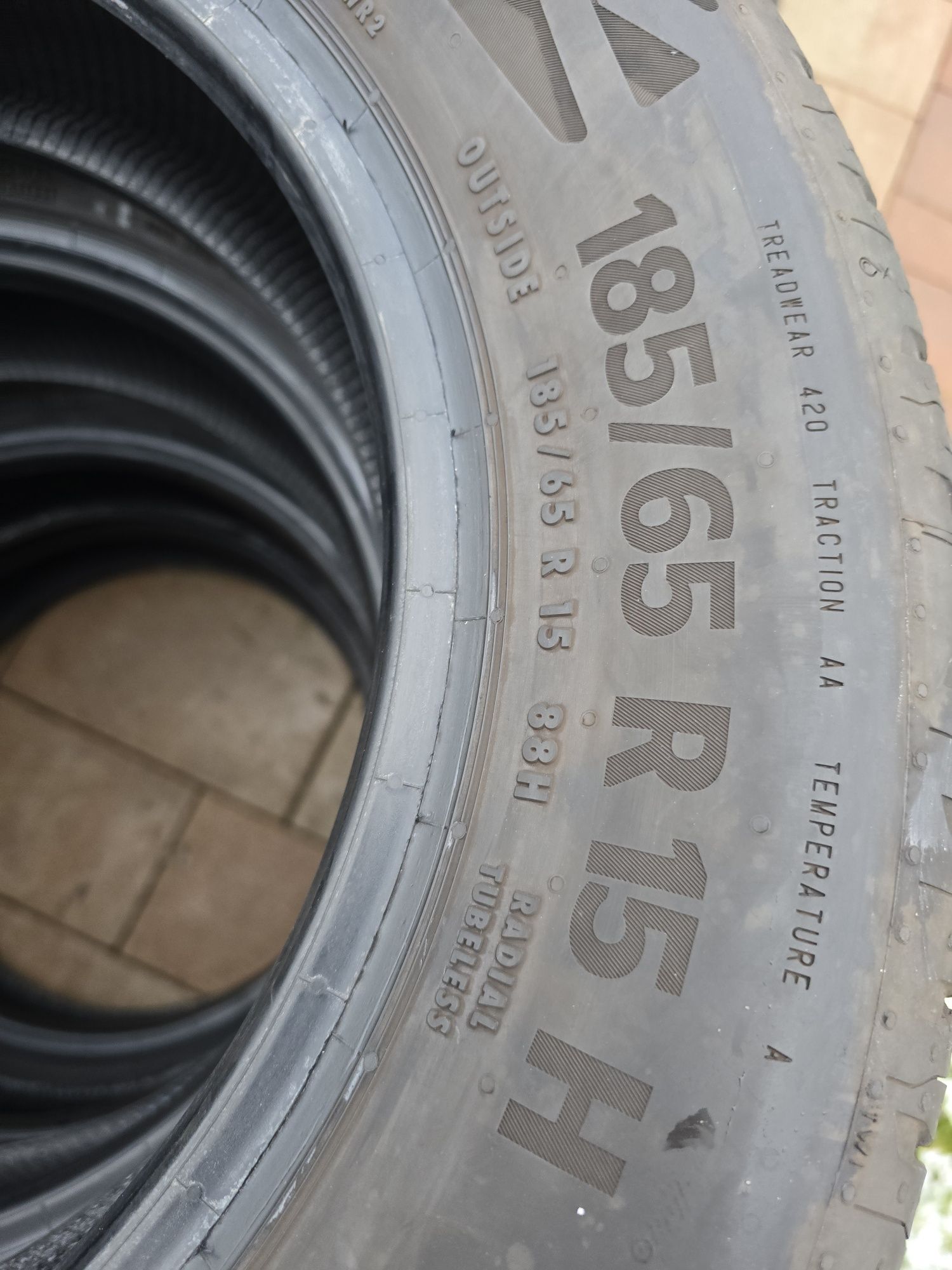 Opony 185/65R15 letnie Continental. Idealne 2022r. Wysyłka montaż 195