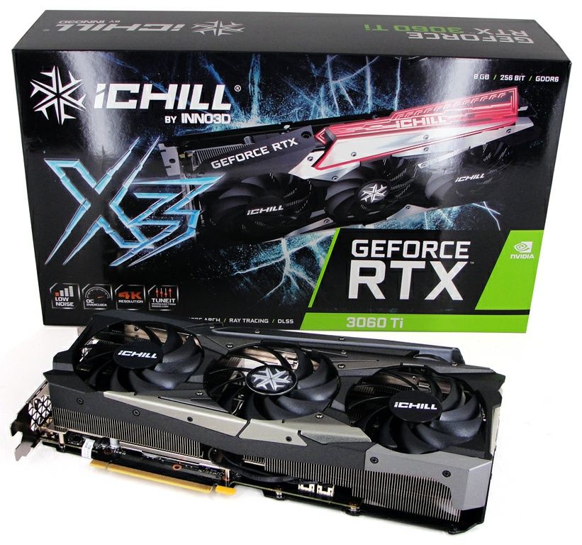 Крутая! Ichill RTX3060TI 8GB!