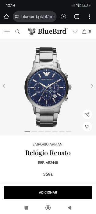 Relógio Empório Armani NOVO