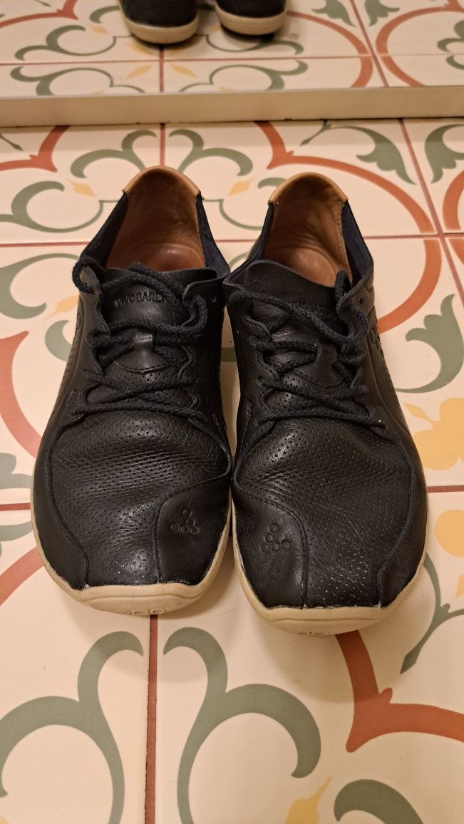 Vivobarefoot Primus Lite II 39 skórzane granatowe