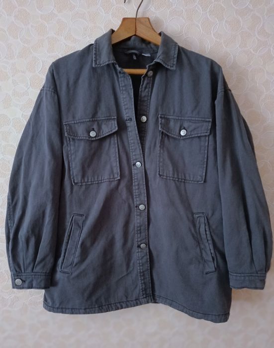 Котонова куртка рубашка H&M