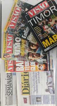 Revistas e jornais sobre Timor