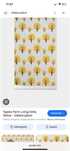 Tapeta rolka Ferm Living Dotty zolta