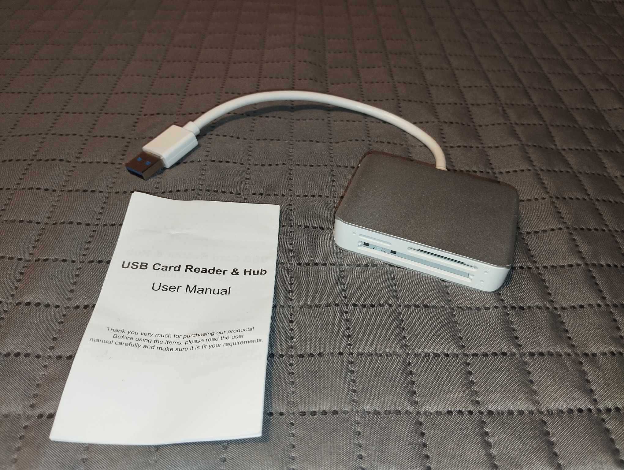 Czytnik Kart - HUB - USB Card Reader & HUB