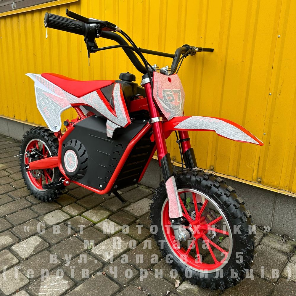 Новий електропітбайк E-Pitbike 36V 800W дитячий мотоцикл електричний