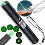 Laser Zielony Usb Mocny Wskaźnik Mocny Duży Zasięg Akumulator