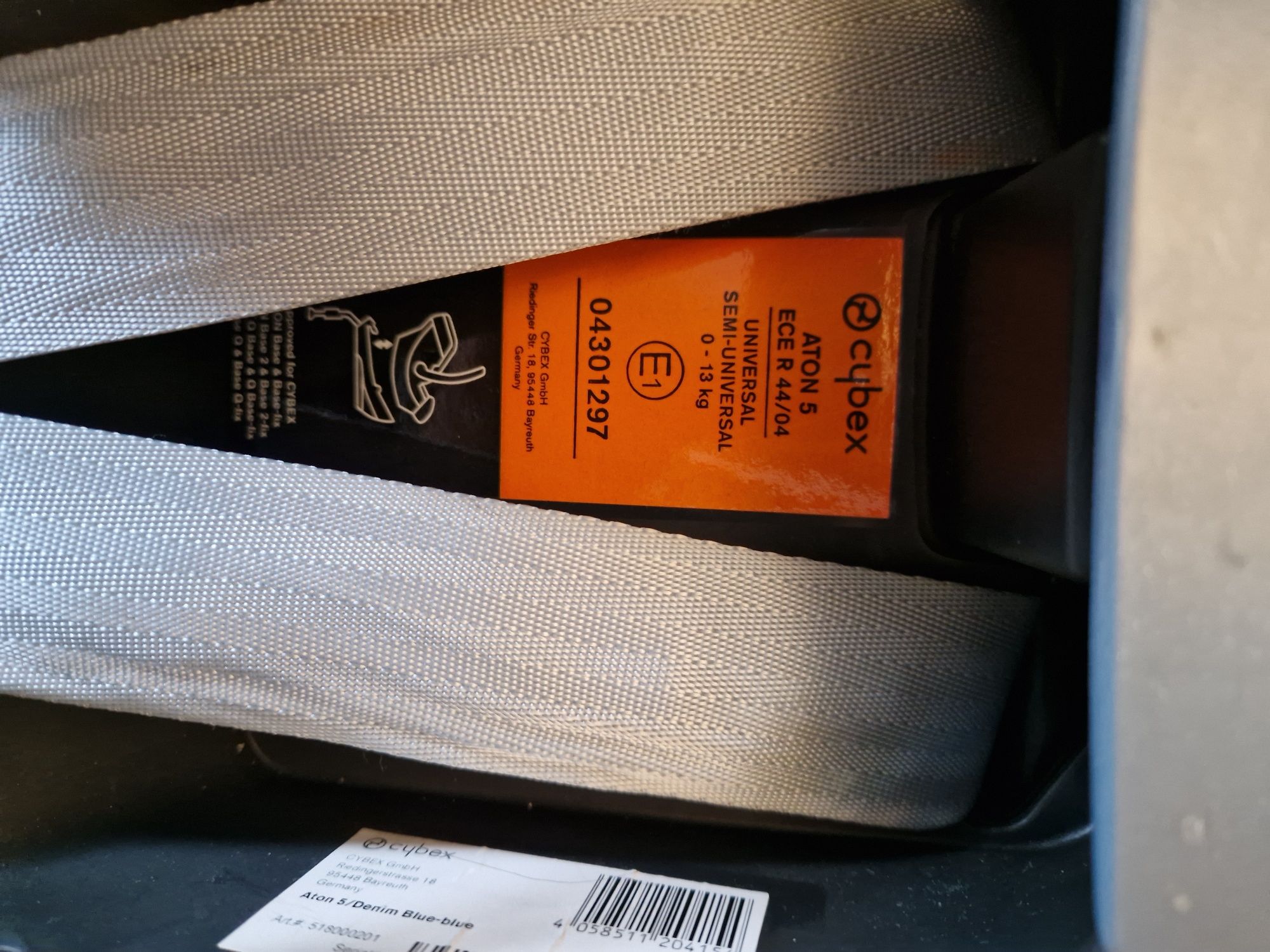 Fotelik samochodowy cybex Aton 5 0-13 kg 0-12 mcy