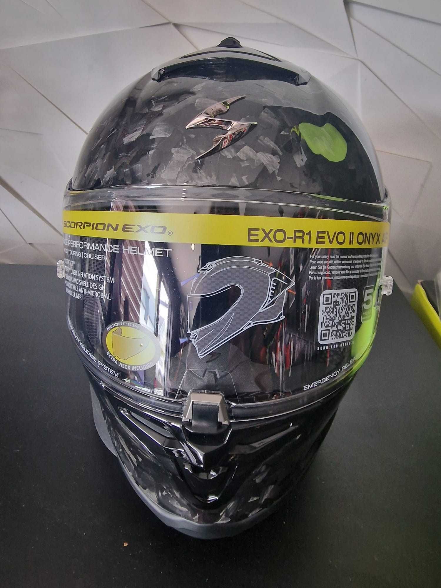 KASK SCORPION Exo-R1 Evo Carbon Air Onyx Black S,M,L