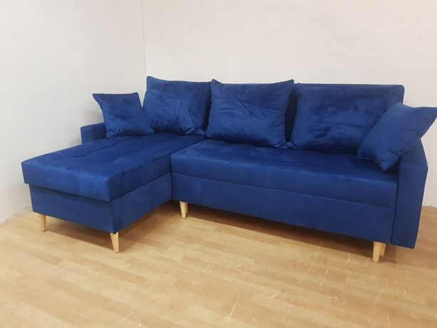 Nowy narożnik skandynawski funkcja spania sofa rogówka kanapa Rumba