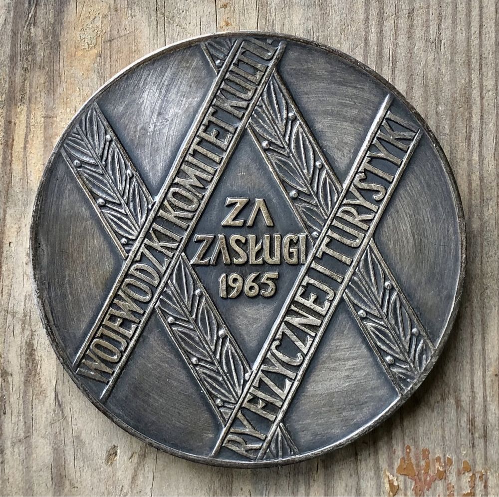 Stary medal Za Zasługi 1965 XX-lecie Wojewódzki Komitet Kultury Fizycz