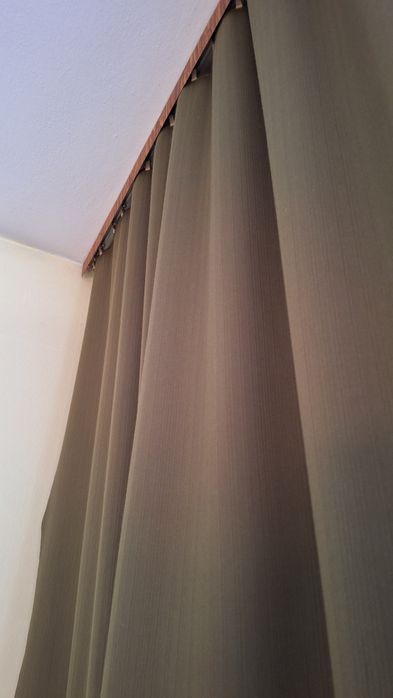 2 zasłony zielone 155x252 cm Przemyśl