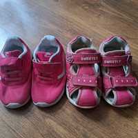 Buty dla dziewczynki sandałki sportowe siatkowe cupcake 23