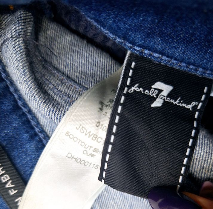 7 For All Mankind BOOTCUT r. 27 S jeansy