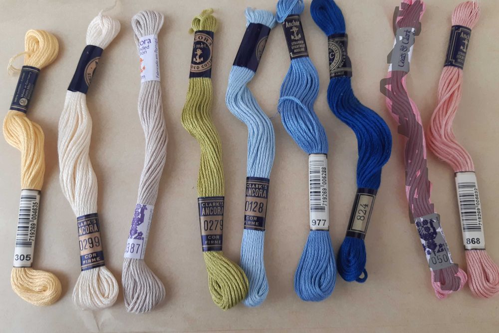 Linhas para Bordar (Meadas Âncora + Novelos Perlé)