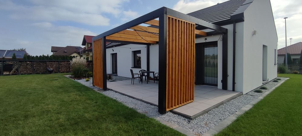 Taras z drewna, Taras z kompozytu, Pergola, Zadaszenie,Wiata