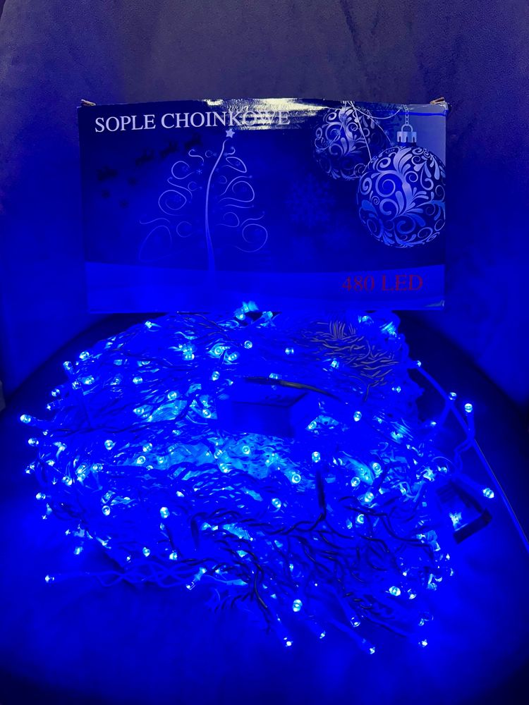 Lampki choinkowe Sople Led 480 szt Nowe