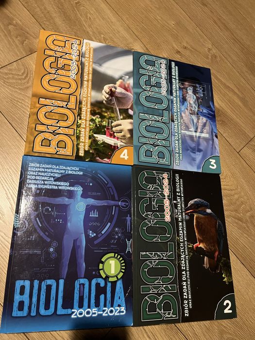 Zbiór Zadań Witowski Biologia  Tomy 1-4 Witowski