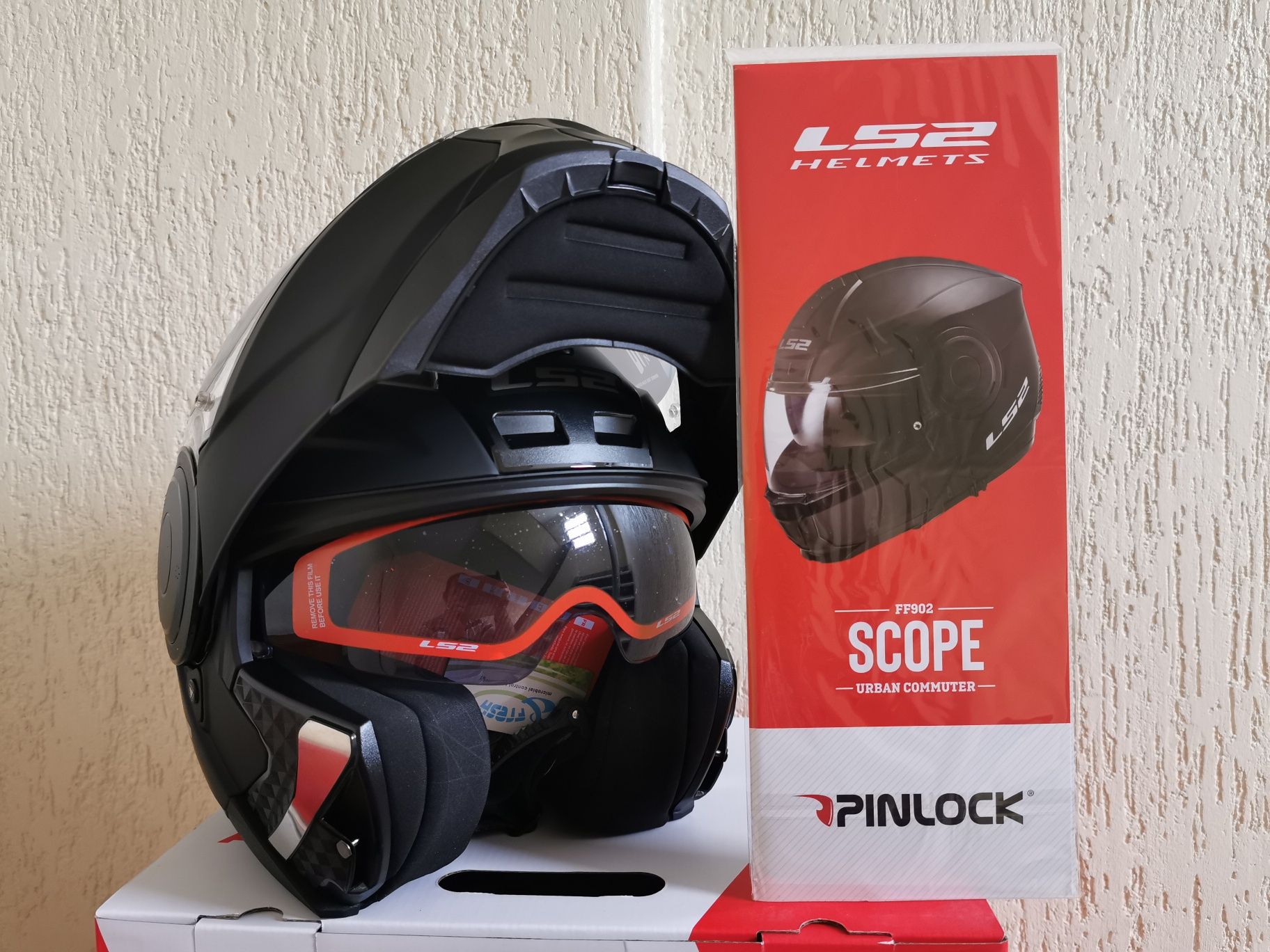Capacetes FF902 LS2 Scope Preto Matte C/ Pinlock ( S )( NOVO )
