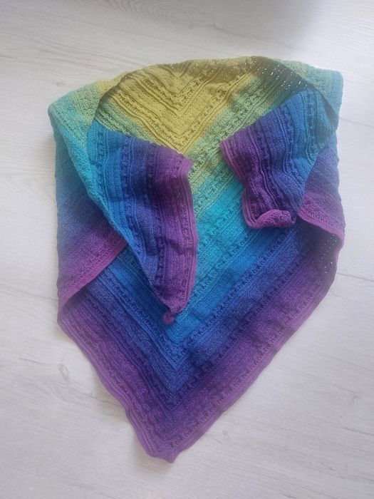 Chusta na szydełku handmade