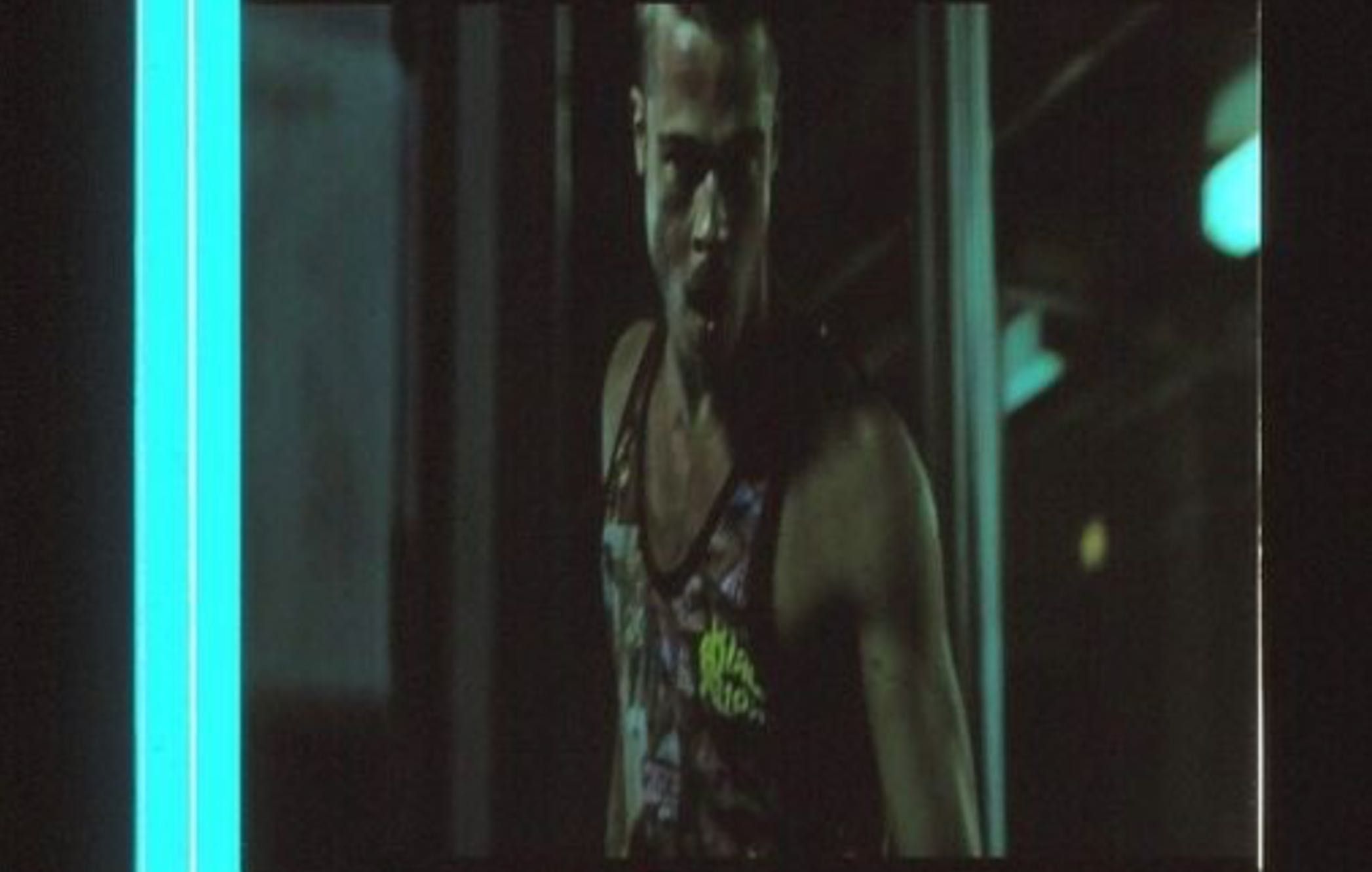 Fotogramas em película 35mm do filme culto FIGHT CLUB