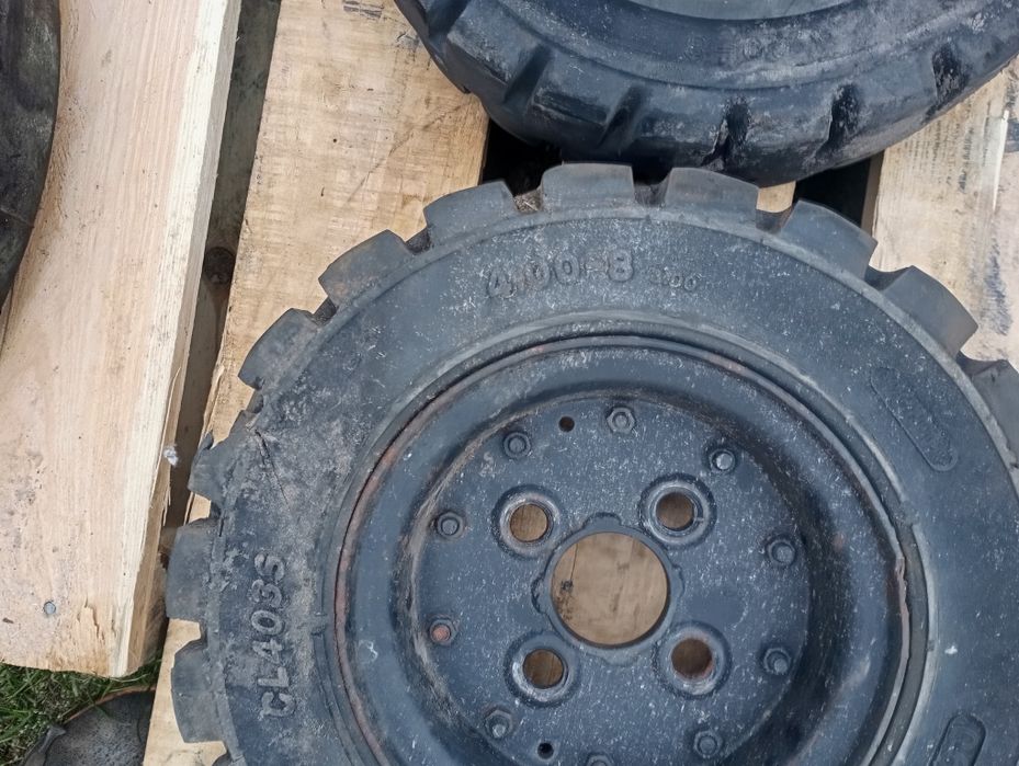 Koła pełne lane pompowane wózek widłowy przyczepka wozidło ładowarka