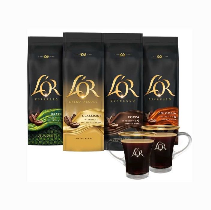 I recommend it, very tasty coffee L'or / зернова кава Льор