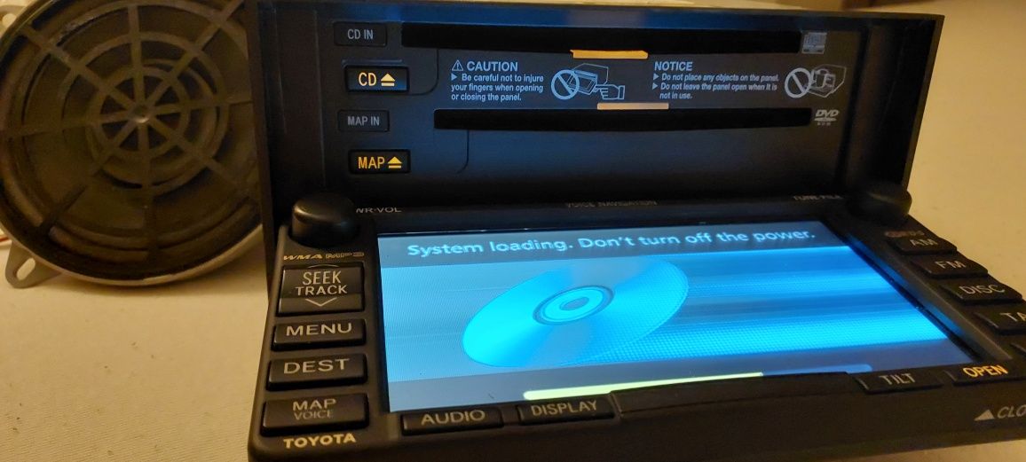 Nawigacja toyota corolla avensis laser napęd mechanizm DVD-ROM
